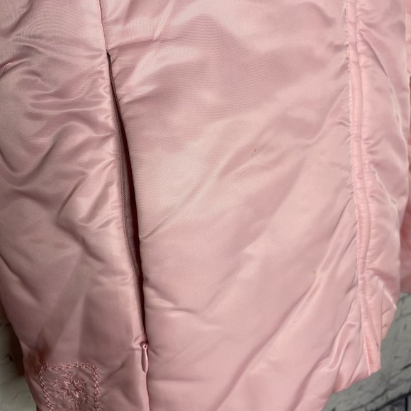 Vintage Junior's Winter Coat 1 Madison Medium M Pink 90's 2000's Puffer Jacket - Picture 4 of 8
